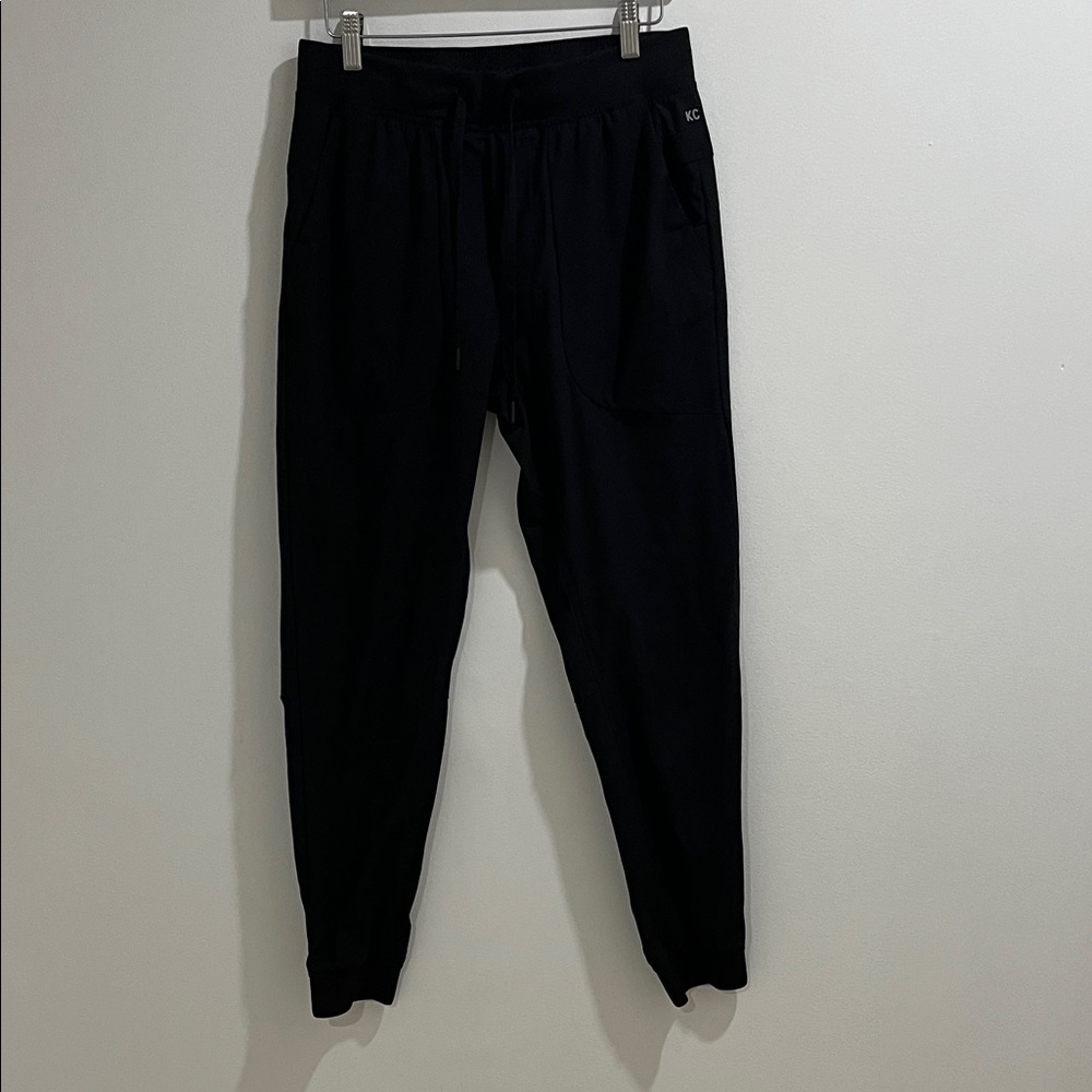 Kenneth Cole Active Women’s Joggers Medium Black Athletic Casual Pants Sporty